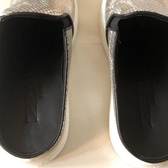 ZCD Montreal Nico Slide Sneaker in Argento SZ 40/9.5 NIB - Picture 6 of 6